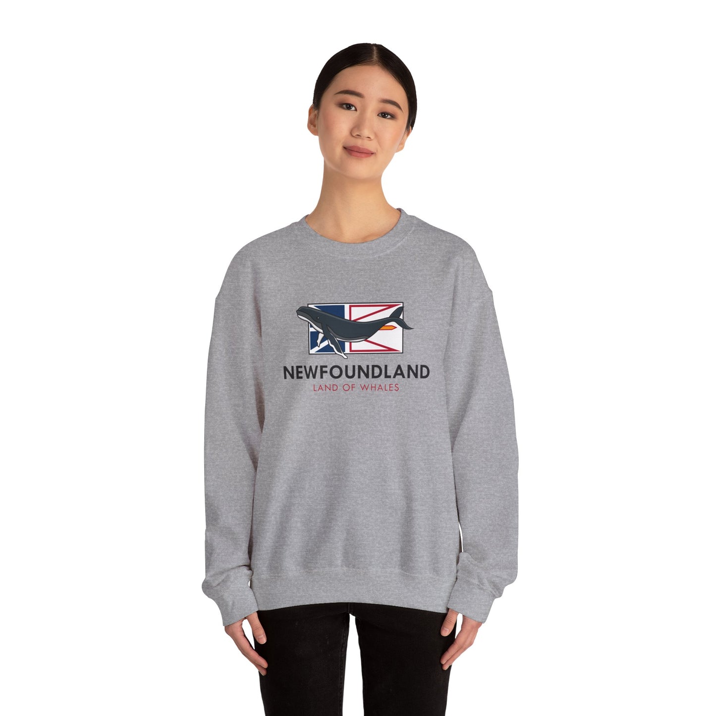 Newfoundland Whale Flag Sweatshirt