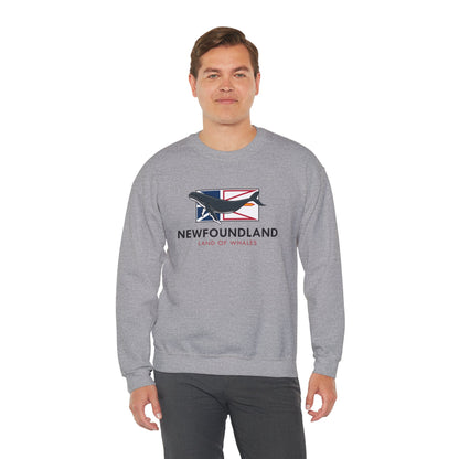 Newfoundland Whale Flag Sweatshirt