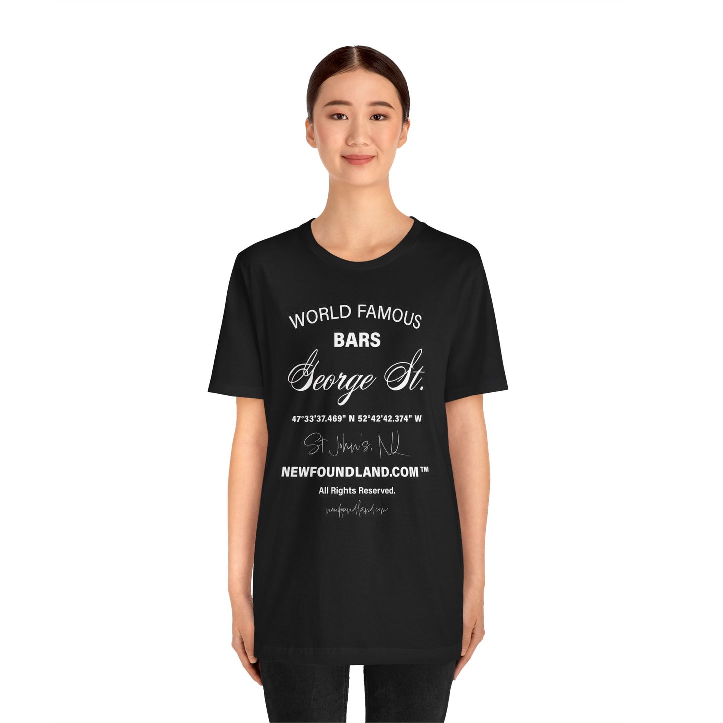 George St. Bar Tee | Unisex Jersey Short Sleeve T-Shirt | Casual & Stylish Wear