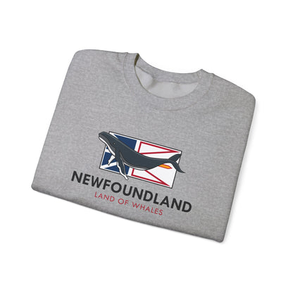 Newfoundland Whale Flag Sweatshirt