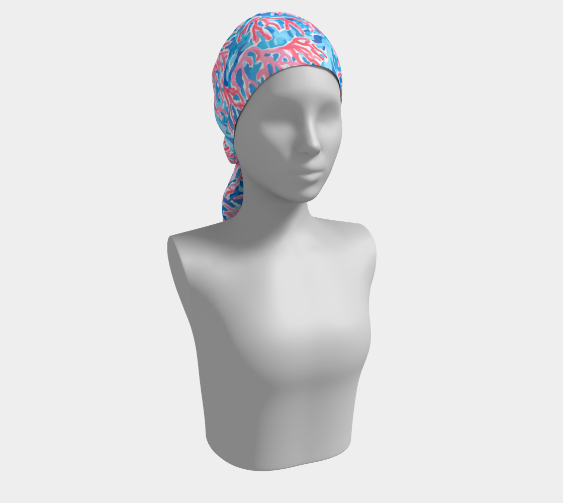 Sea Coral 2 Long Scarf