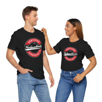 "Certified Newfoundlander:  Screeched In" T-Shirt