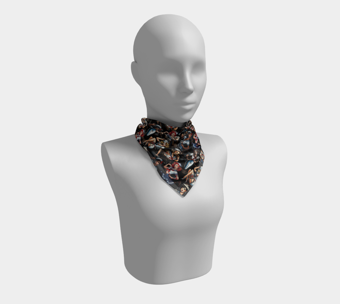 Sailor Girl Square Scarf