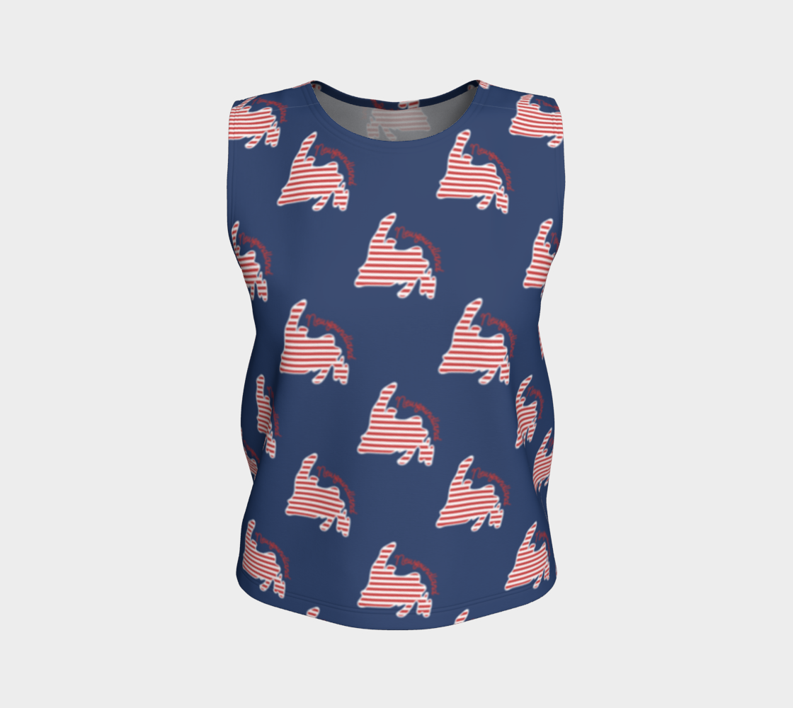 118 Navy NL Loose Tank Top