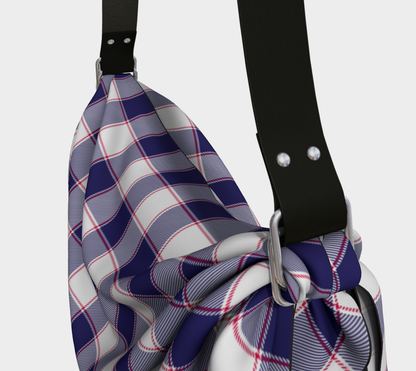 Blue w Red Origami Tote