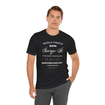 George St. Bar Tee | Unisex Jersey Short Sleeve T-Shirt | Casual & Stylish Wear