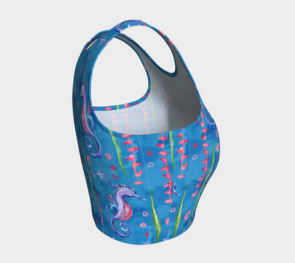 Seahorse Athletic Crop Top