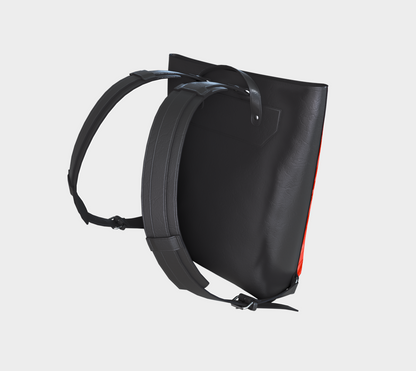 Red Lobster Vegan Leather Backpack