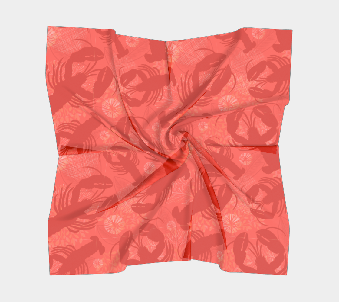 Red Lobster Scarf 132