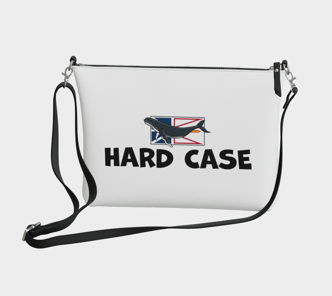 Hard Case Vegan Leather Crossbody Purse