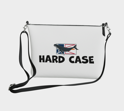Hard Case Vegan Leather Crossbody Purse
