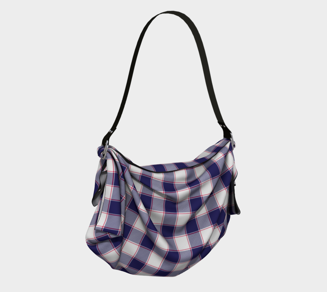 Blue w Red Origami Tote