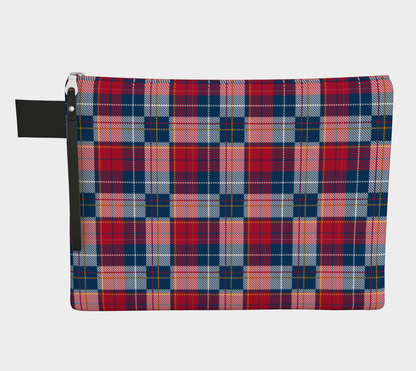 My Red/Blue Pattern Zipper Carry-all