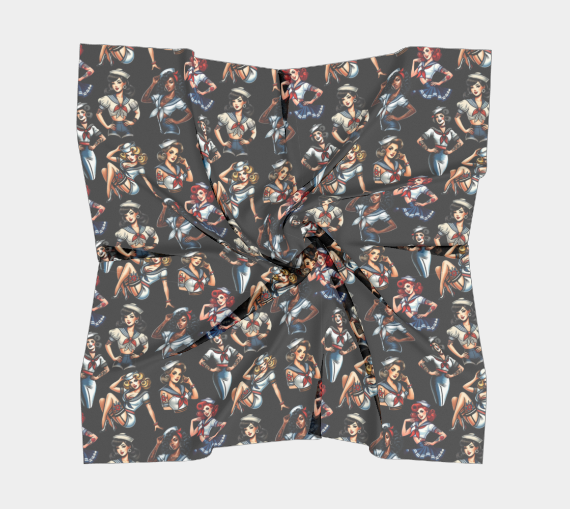 Sailor Girl Square Scarf