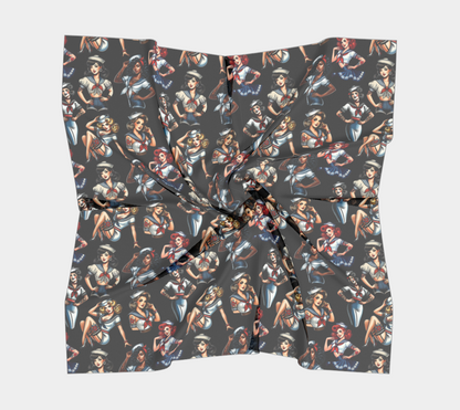 Sailor Girl Square Scarf