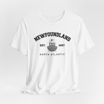 Newfoundland Vintage Graphic Tee - Unisex Short Sleeve Shirt