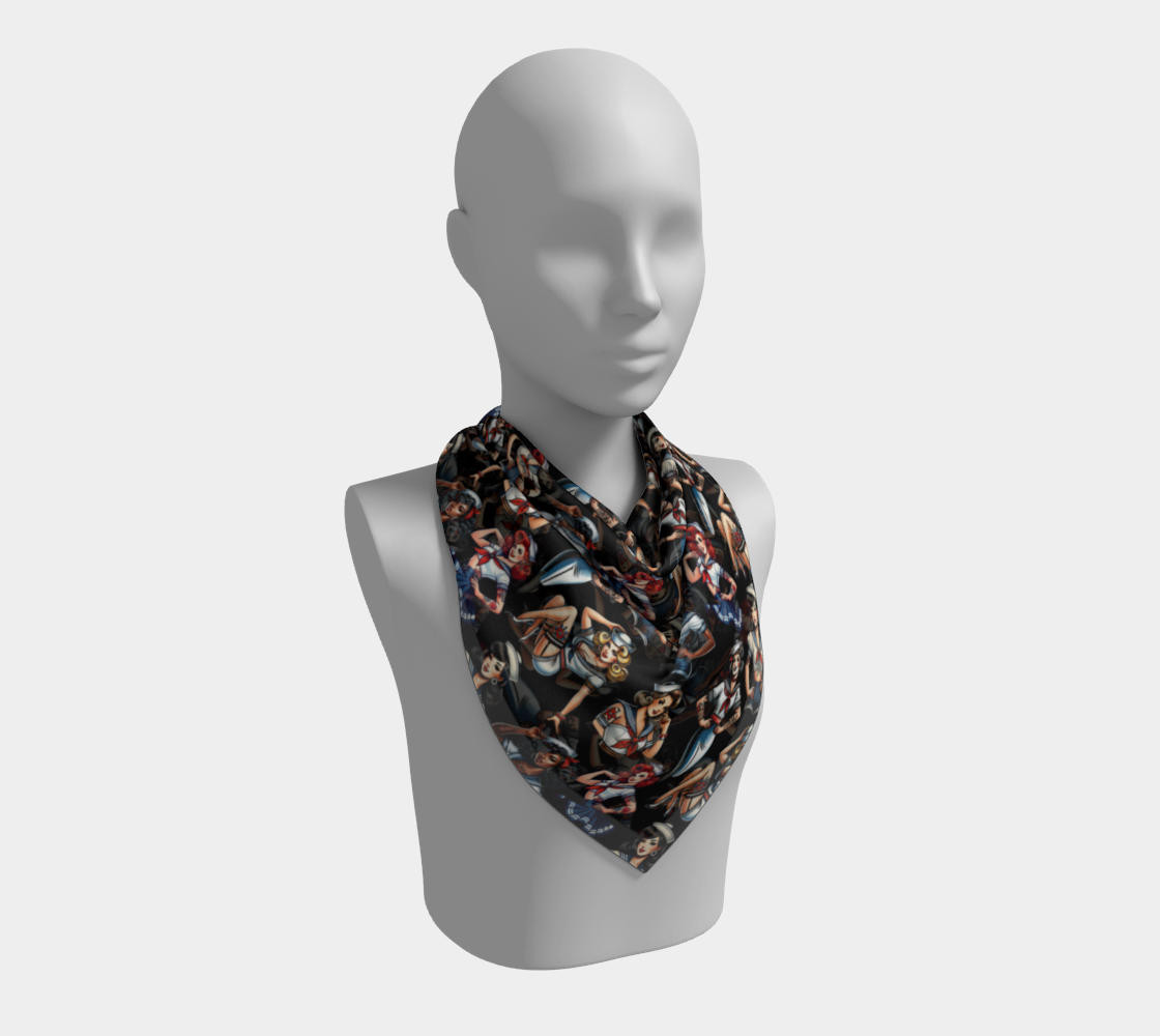 Sailor Girl Square Scarf