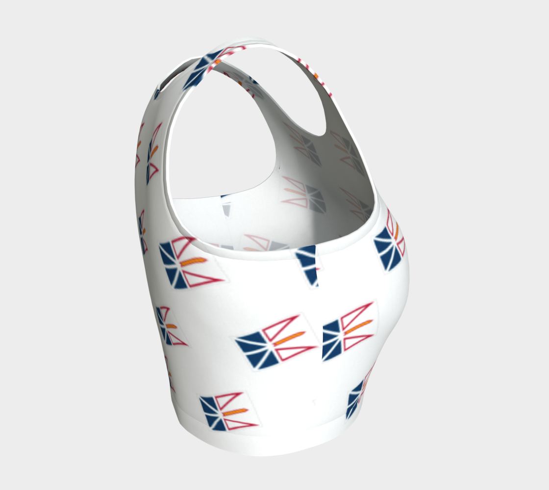 Newfoundland Flag Long Loose Tank Top 269