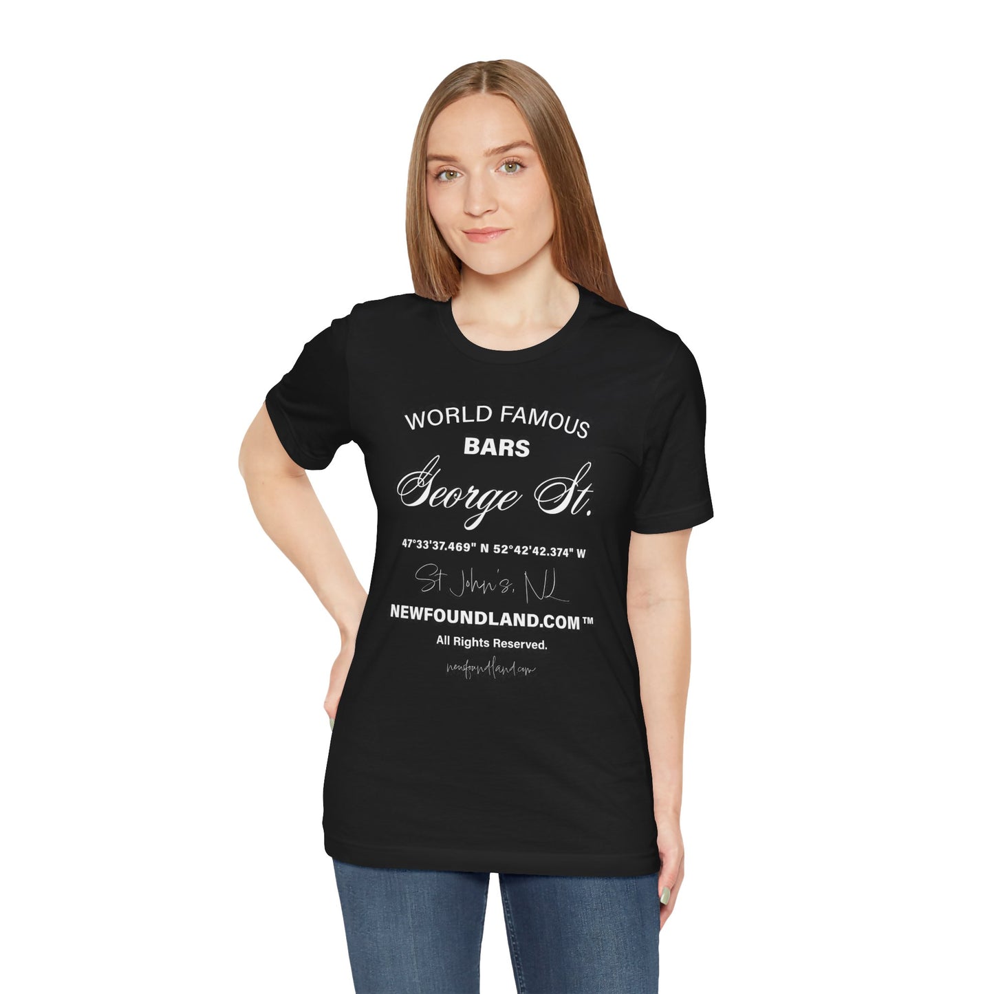 George St. Bar Tee | Unisex Jersey Short Sleeve T-Shirt | Casual & Stylish Wear