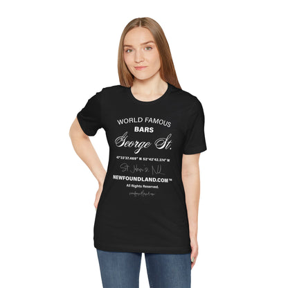 George St. Bar Tee | Unisex Jersey Short Sleeve T-Shirt | Casual & Stylish Wear