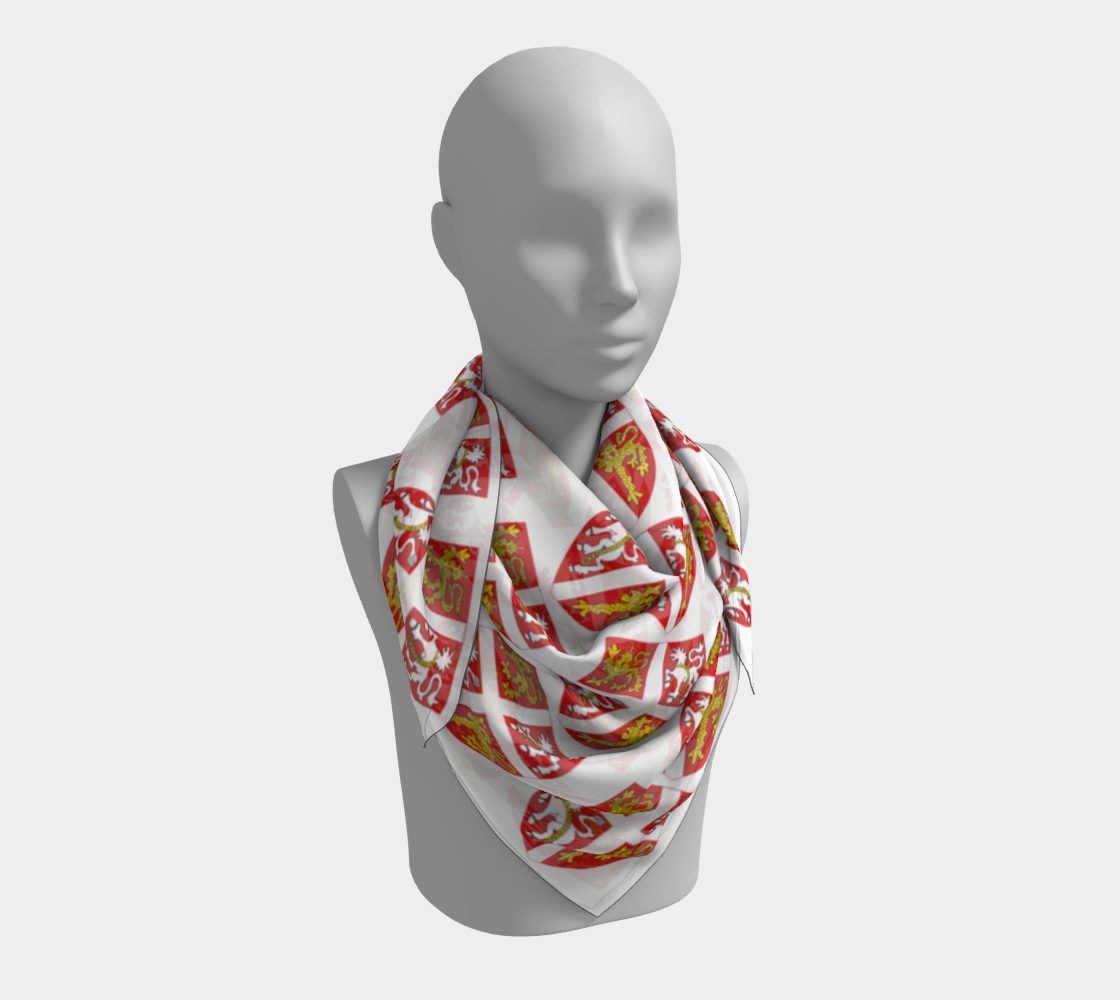 Artistic Coat of Arms Square Scarf straight better