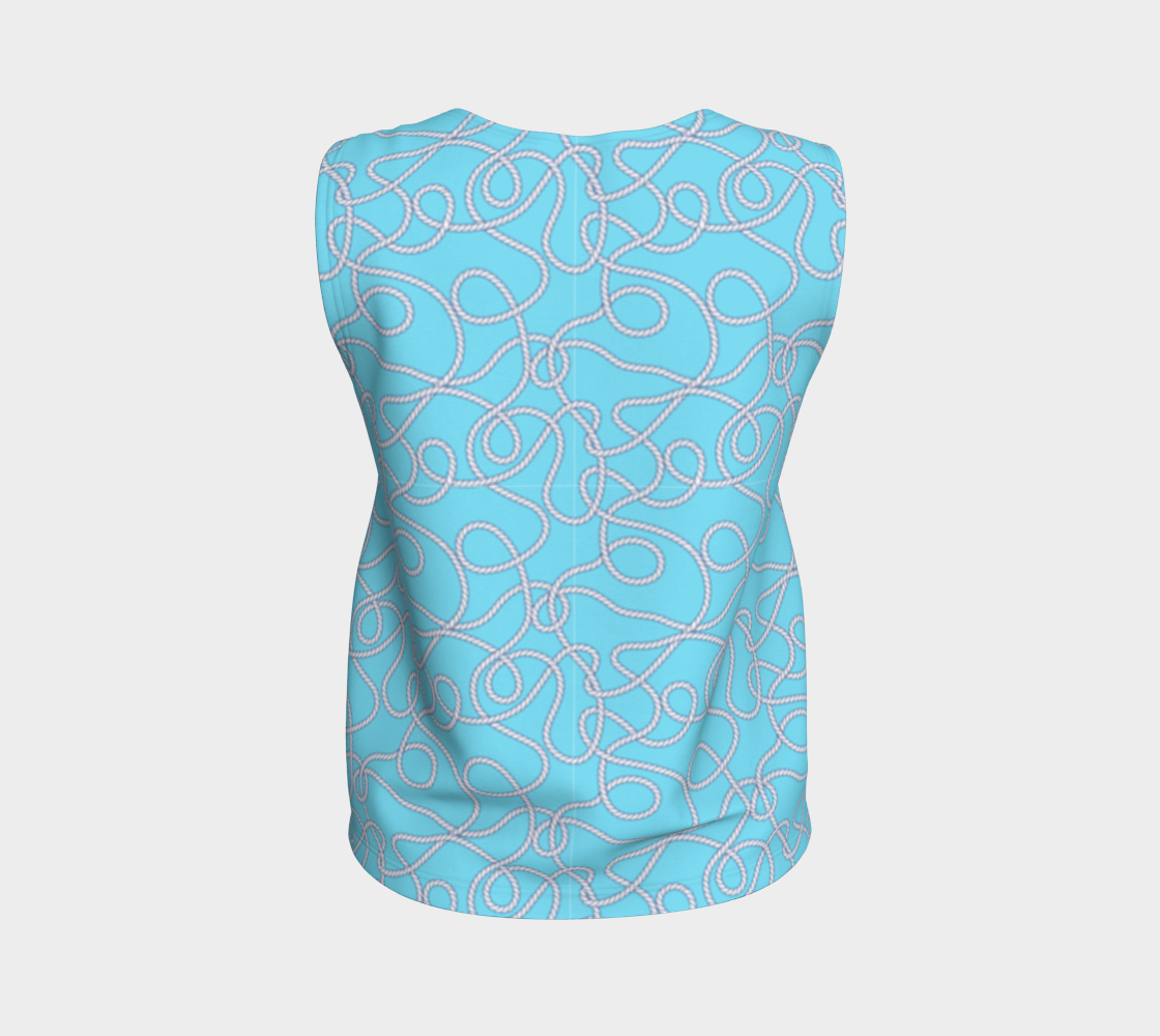Blue w/Rope Loose Tank Top 277