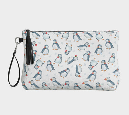 687 Puffin Vegan Leather Clutch Purse