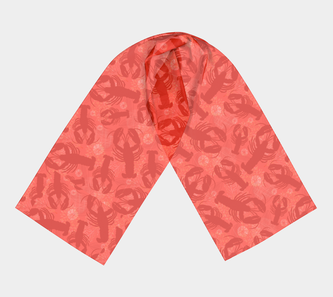 Red Lobster Long Scarf