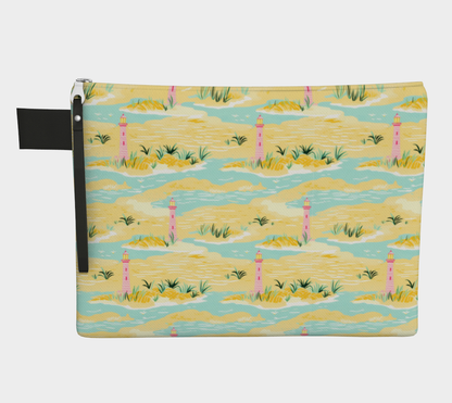 Lighthouse Land and Water Zipper Carry-all