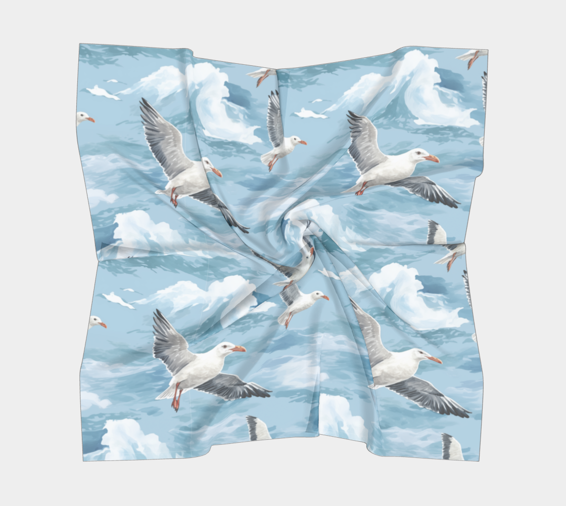 Seagull Square Scarf