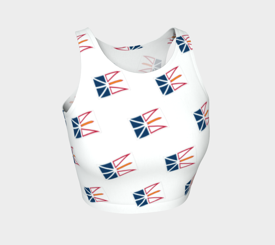 Newfoundland Flag Long Loose Tank Top 269