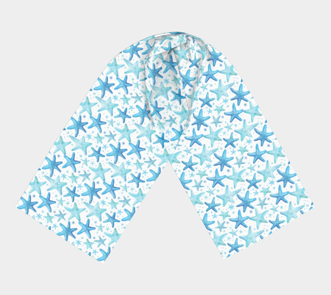 500 Starfish Long Scarf