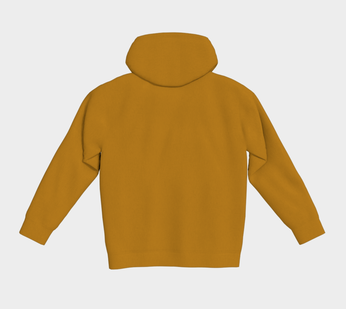 Townie Whale on Flag on Yellow Hoodie