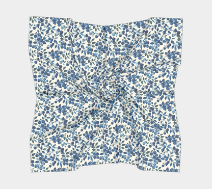 Blueberries Square Scarf