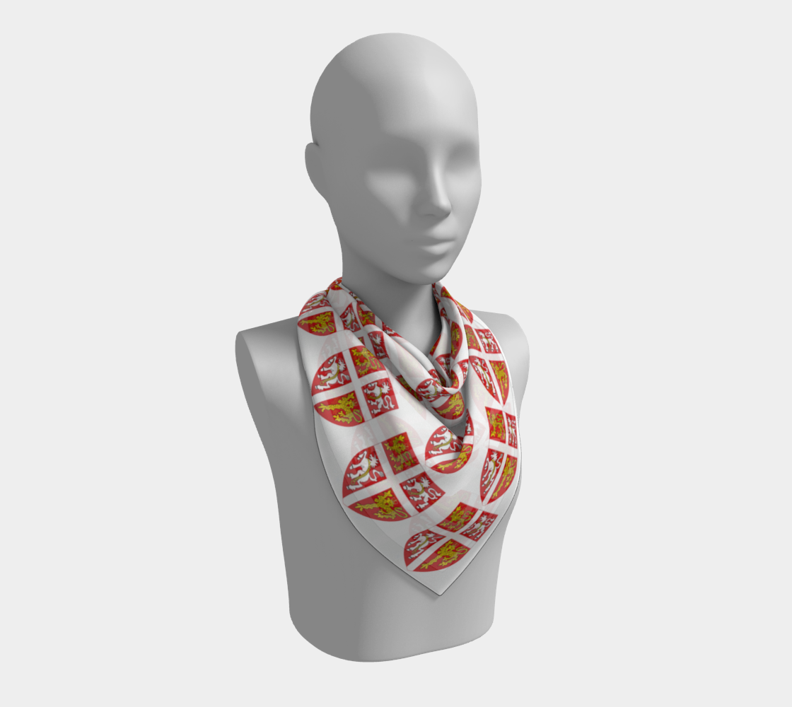 Artistic Coat of Arms Square Scarf straight better
