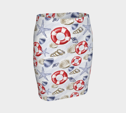 Nautical Watercolor Capris