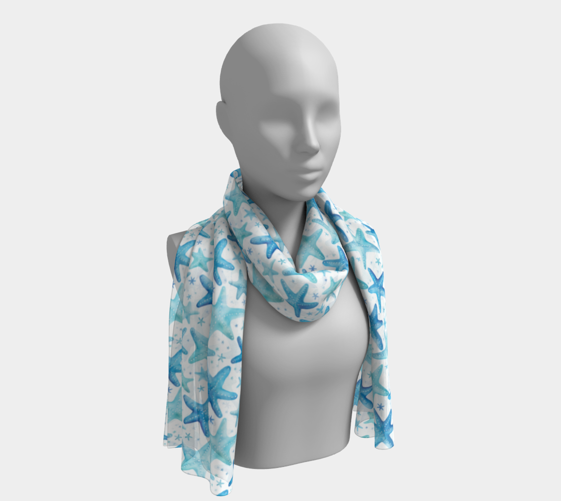 500 Starfish Long Scarf