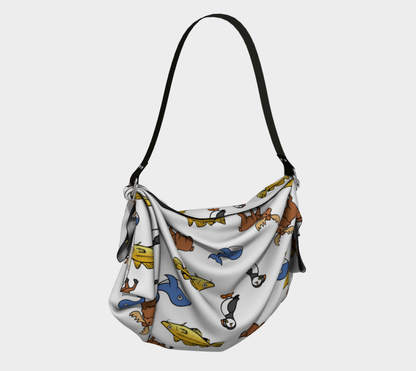 Multi-wildlife origami tote