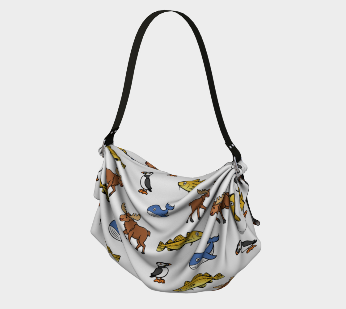 Multi-wildlife origami tote
