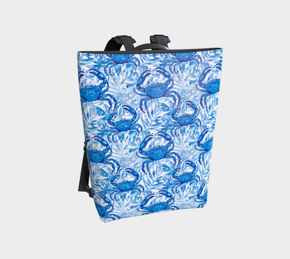 Blue Crab Vegan Back Pack