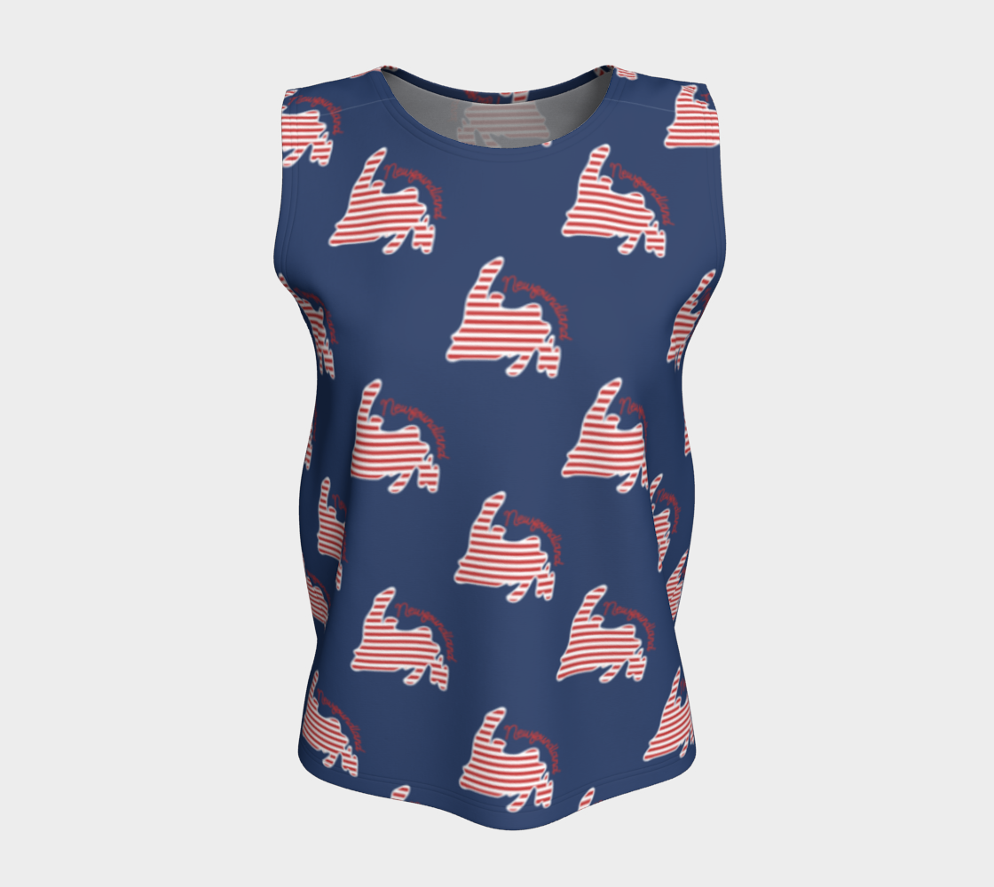 118 Navy NL Loose Tank Top