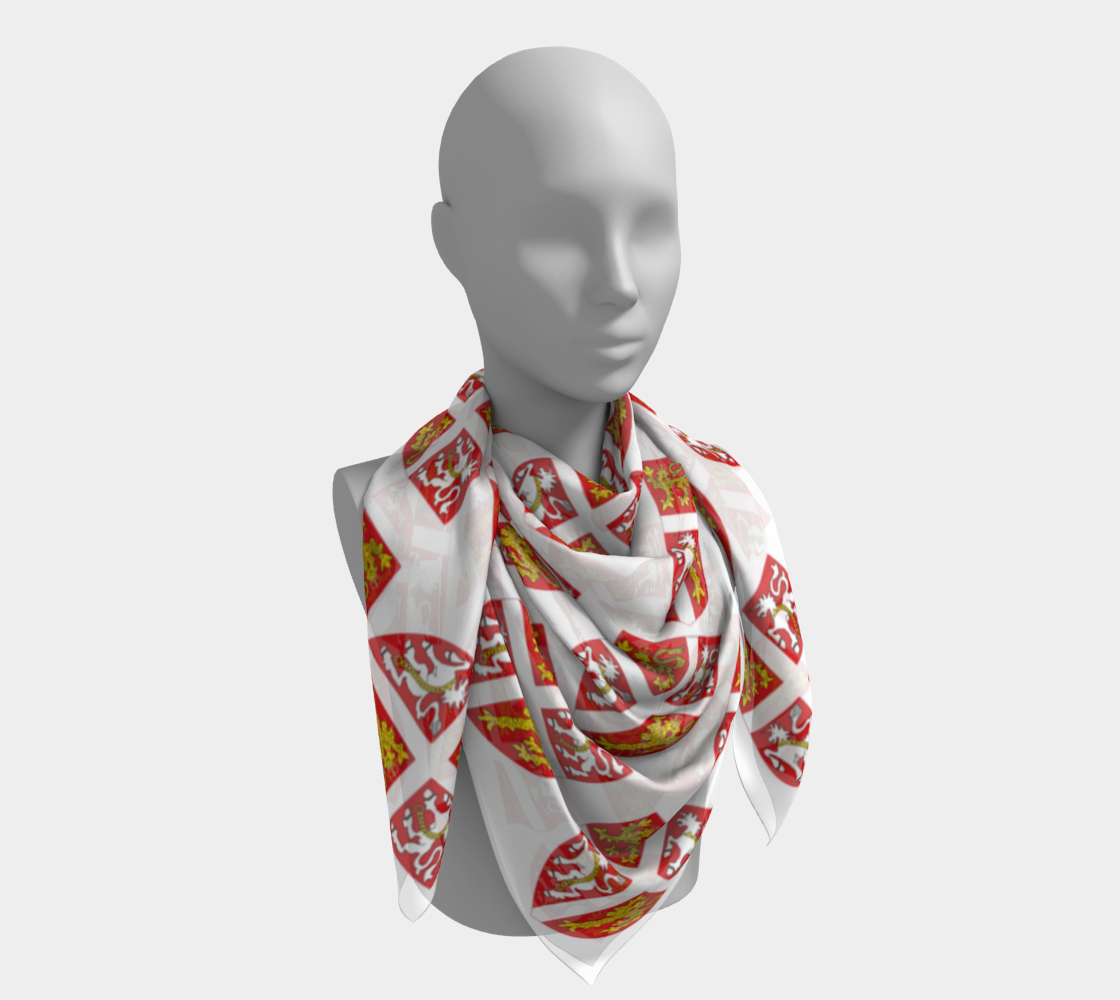 Artistic Coat of Arms Square Scarf straight better