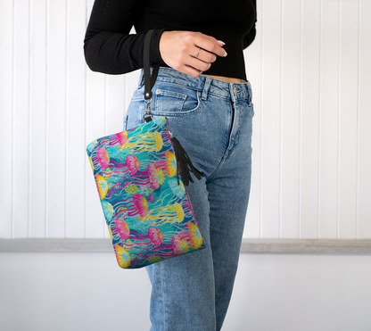 Jellyfish Vegan Leather Make Up bag