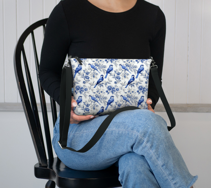 Bird Toile Crossbody Bag