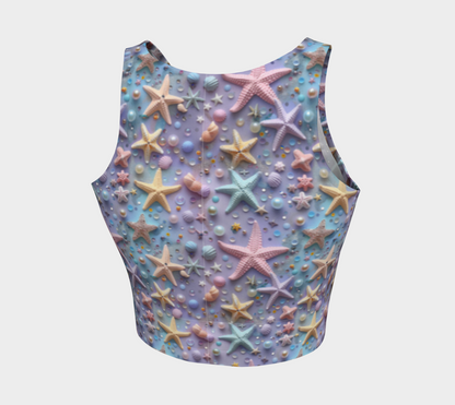 Lavender Starfish Athletic Crop Top 488