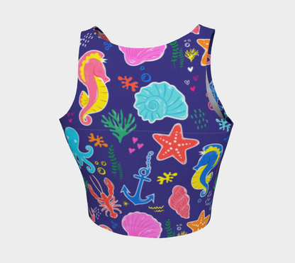 Royal Blue Under the Sea Leggings 247