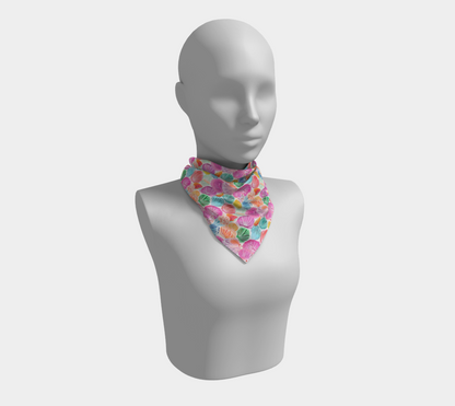 Colorful Shells Square Scarf 175