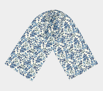 Blueberries Long Scarf