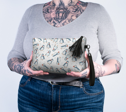 687 Puffin Vegan Leather Clutch Purse